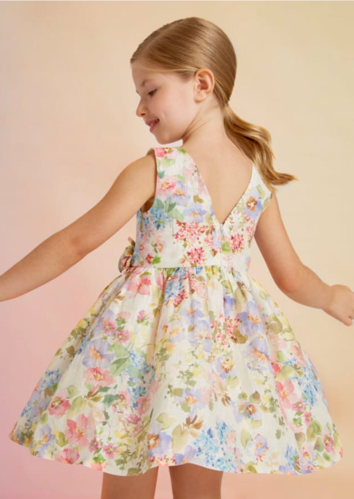 Amazon.com: Floral Print Dress for Kids Toddler Girls Short Sleeve Bowknot  Princess Dress Party Pageant Dress 2~10T (Pink, 5-6 Years): Clothing, Shoes  & Jewelry